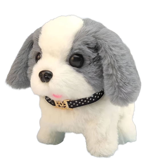 BESTSKY Electronic Plush Puppy Toys,Safe Skin-Friendly Fabric Stuff for Girls,Soft and Cozy Touch Cute Stuff for Girls,Style1