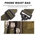 thumbnail image 3 of Soimiss 1Pc Green Nylon Phone Waist Bag Casual Crossbody Messenger Bag for Phone Storage, 3 of 5