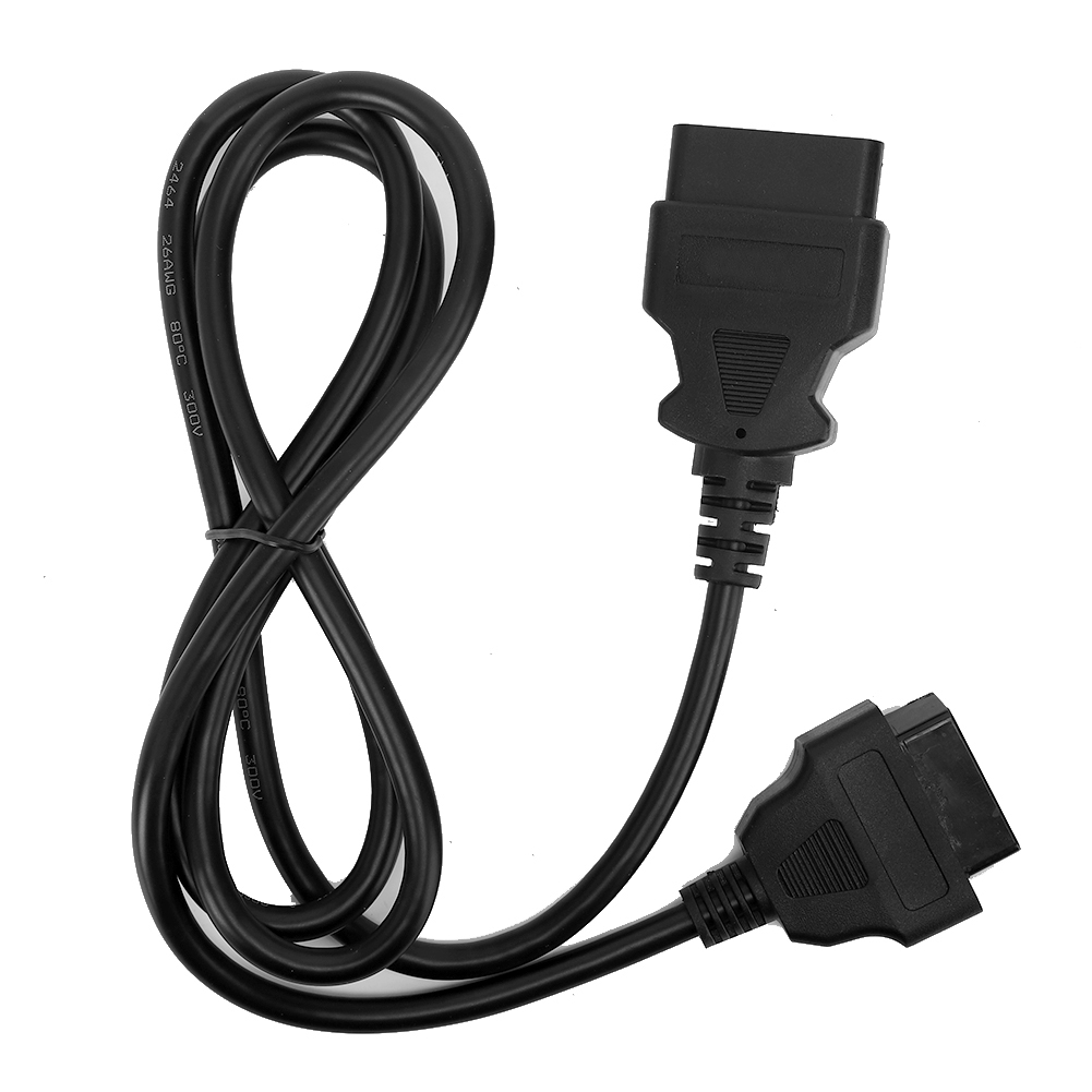 Obd Adapter Cable Male To Female Extender Extension Cable Obd2