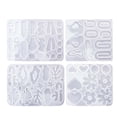 thumbnail image 1 of 4x fundición de silicona perfecl forma de flor de corazón herramienta de Artesanía resistente a altas temperaturas, 1 of 8