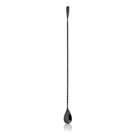 Stainless Steel 304 Ships - Warren: 40cm Gunmetal Black Weighted Barspoon (), 304 stainless steel By Viski Ship from US