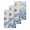 Blue, variant on Aqua Coastal Starfish Dish Towels Set, Waffle Weave Kitchen Towels 3 Pieces, Farmhouse Nautical Seahorse Coral Microfiber Hair Face Bath Tea Towel Absorbent Quick Drying Cleaning Dish Cloths 12"x12"
