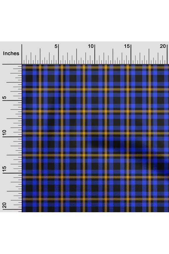 Polyester Lycra Yellow Fabric Check Diy Clothing Quilting Fabric Print Fabric By Yard 56 Inch Wide