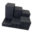 thumbnail image 4 of Segolike 6Pcs Wooden Display Stands Jewelry Racks Showcase Food Desktop Square Risers Black, 4 of 8