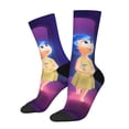 thumbnail image 2 of Lsque inside out 2 Printed Men's Crew Socks, Soft Durable Breathable Moisture-Wicking with Odor Control Cotton socks, 2 of 7