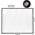 thumbnail image 4 of Waterproof Clear PVC Tarp Heavy Duty Transparent Tarpaulin Patio Ground Cover 200*250cm black, 4 of 5