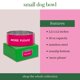 thumbnail image 2 of Plato para Perro Kate Spade New York Rojo y Rosa con Base Antideslizante, 2 of 5