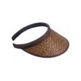 thumbnail image 3 of Top Headwear Straw Clip-On Visor - Brown, 3 of 3