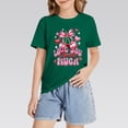 thumbnail image 6 of YunPes Girls Short Sleeve Shirts Kids Crewneck Soft T-Shirts Summer Tees 2‐13 Years Teen Y2k Cherry Printed Shirts Streetwear Dance, 6 of 8