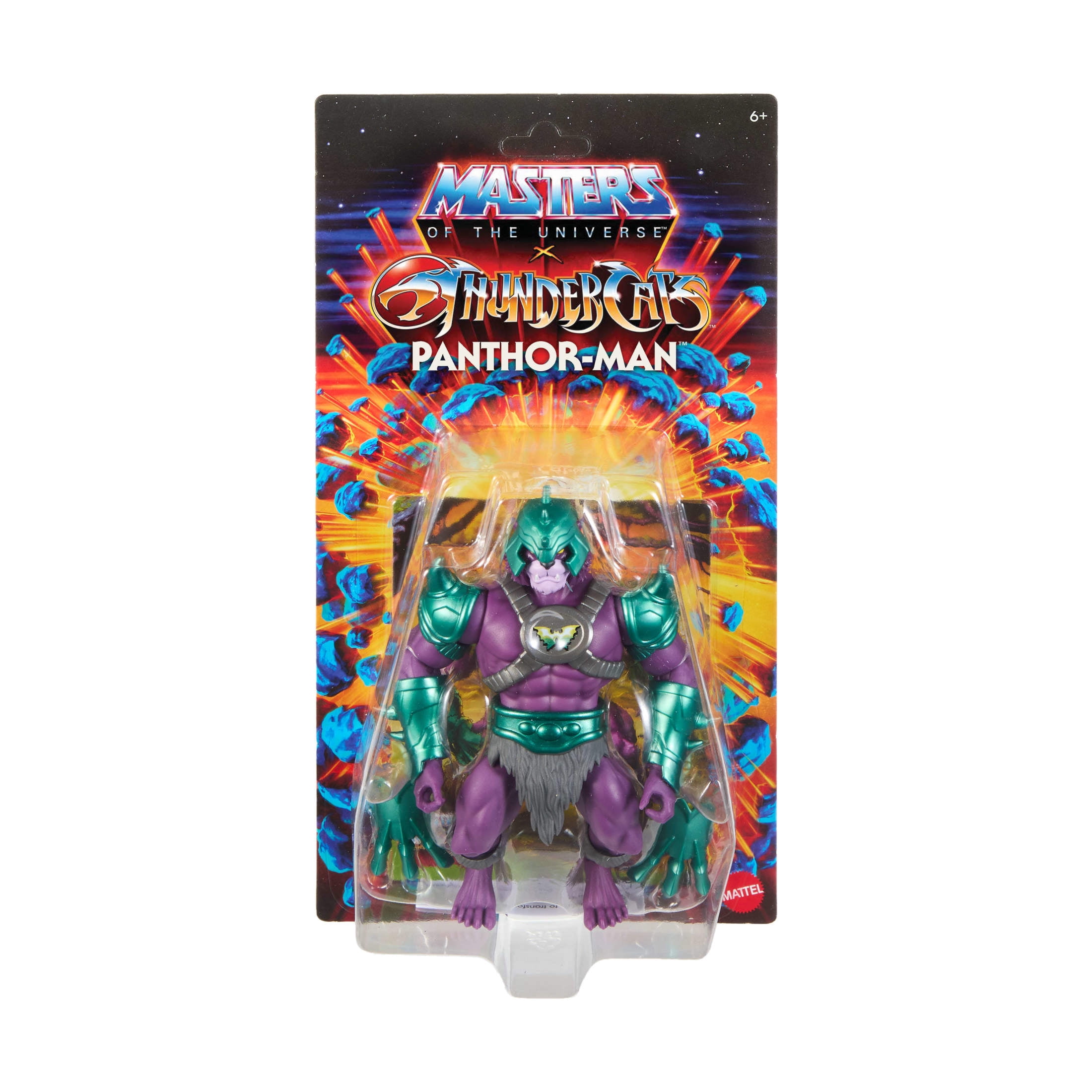 Masters of the Universe Origins & ThunderCats Panthor Man Action Figure, 1980s Crossover Toy