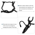 thumbnail image 4 of Uxcell 15x15" Extendable Motorcycle Cargo Net Luggage Debris Tie Down Net with Hooks Black, 4 of 6
