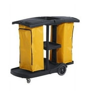 Commercial Housekeeping Janitorial service cart with 2 caddies AF08180B