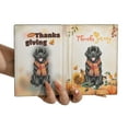 thumbnail image 3 of Happy Thanksgiving Newfoundland with Turkey Pumpkins Autumn Vibes Travel Passport Wallet Newfie Dog Lover Gifts PU Leather Passport Holder Cover - 12018, 3 of 5