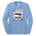 thumbnail image 2 of Wild Bobby, Ford Mustang Country USA 1964 Vintage American License Plate, Cars and Trucks, Men Long Sleeve Shirt, Light Blue, XX-Large, 2 of 4