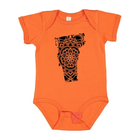 

Inktastic Vermont Silhouette Mandala Gift Baby Boy or Baby Girl Bodysuit