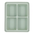 thumbnail image 6 of Hvmvliv Ice Trays 4-Compartments Rectangle-Shape Ice Cubes Trays Large Size Ice Blocks Making Molds with Removable Lids Reusable for Whiskey, Cocktail, Stackable Ice Cubes Green, 6 of 6