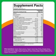 SmartyPants Toddler Organic Multi & Vegetarian Omega 3 Gummy Vitamins with D3, C & B12 - 60ct