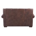 thumbnail image 5 of Hello Sofa Home Toulouse Traditional Top Grain Leather Loveseat in Brown, 5 of 5