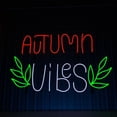 thumbnail image 3 of Glowneon Autumn Vibes Neon Sign, Fall Long-lasting Lights Wall Decor, 3 of 4
