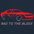 thumbnail image 3 of Bad To The Block Muscle Car Women's Tank Top Street Racer American RT V8 Octane Power Perfomance Racing Coupe, 3 of 7