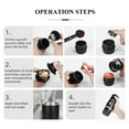 thumbnail image 3 of Coffee Brewer Maker, Coffee Capsule Machine Long Lasting Segmented Pressing Lightweight  for Hiking, 3 of 7