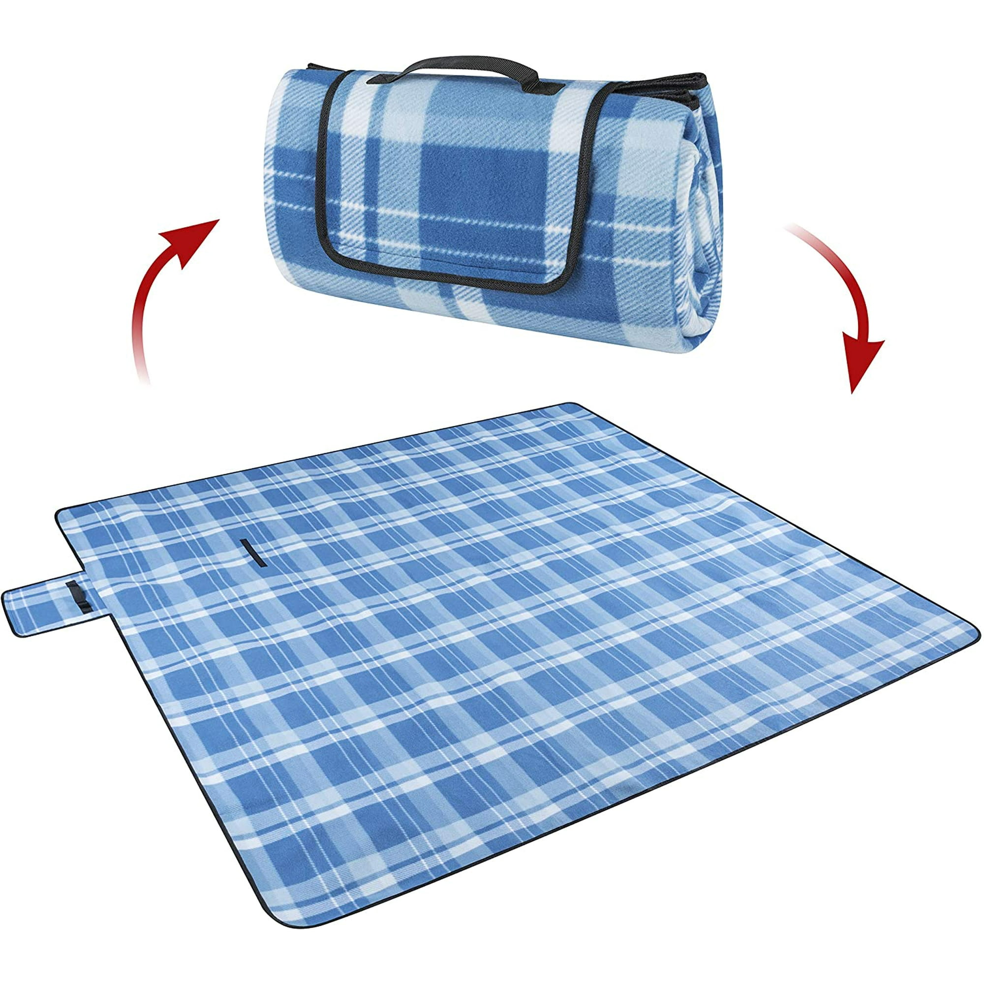 Dddede Travel Blanket With Aluminum Back Picnic Blanket Camping Blanket Beach Blanket With Carry Handle 200 X 200 Cm
