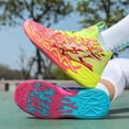 thumbnail image 5 of Basketball Shoes for Womens Colorful Volleyball Fashion High Top Breathable Lightweight Grip Indoor Outdoor Sport Sneakers, 5 of 6