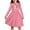 Pink Axolotl, variant on DISNIMO Blue Axolotl Dress for Kids Dress for Girls Collared Long Sleeve Dress for Girls 3-4 Dresses for Childrens Twirl Dress Kids Polyester Dresses for Girls Soft Dress for Kids Swing Dress