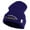 Royal, variant on Golden US Submarine Logo Embroidered 12 inch Cuffed Knit YP Long Beanie - Royal OSFM