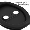 thumbnail image 4 of 4pcs Car Door Lock Protective Cover Silicone Thickened Shock Absorption Pad Car Door Latch Cushion, 4 of 7