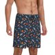 thumbnail image 2 of Balery Spaceships And Stars In Outer Space Pantalones cortos de pijama de punto de algodón para hombre con cinturilla y bolsillos-Large, 2 of 6