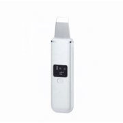 Ultrasonic Skin Scrubber Facial Cleansing Device with EMS, Hot Compress, LCD Display & Deep Pore Cleaner