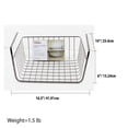 thumbnail image 5 of Home Basics Under the Shelf Storage Basket Large Equinox, 5 of 5
