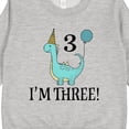 thumbnail image 3 of Inktastic 3rd Birthday 3 Year Old Dinosaur Party Toddler Sweatshirt, 3 of 4