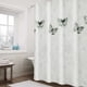 thumbnail image 4 of Cortina de ducha impermeable y antimohos para baño, sin perforaciones, que deja pasar la luz y no es transparente. Cortina de ducha de poliéster., 4 of 6
