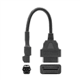 thumbnail image 3 of 2X 3 to 16 Pin Motorcycles OBD Adaptors OBD2 Diagnostic Cable Extension Connectors for Motorcycles Accessories, 3 of 6