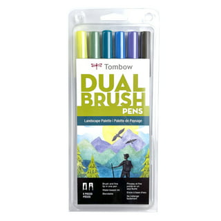 Dual Brush Marker Pens for Coloring,24 Colored Markers,Fine Point
