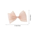 thumbnail image 4 of Boovnll Curtain Tiebacks, Sheer Organza Bow Window Drape Holdbacks, No Drill Cute Curtain Tie Backs for Sheer Curtain Bedroom Living Room,6x4in, 4 of 7