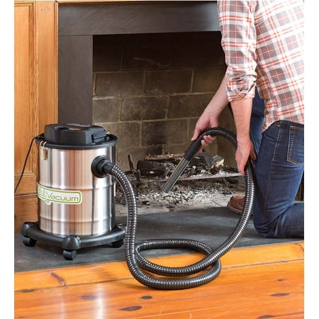 Fireplace Warm Ash Vacuum in Stainless Steel (Best Way To Dispose Of Fireplace Ashes)