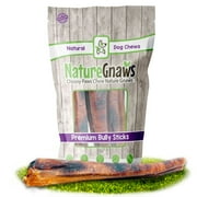 Nature Gnaws Jumbo Bully Sticks 11-12", 6 Count