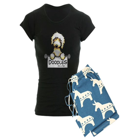CafePress - Labradoodle Fan - Women's Dark Pajamas