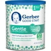 Gerber Good Start Gentle for Supplementing Non-GMO Powder Infant Formula, Stage 1, 12.4 oz (Pack of 6)