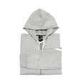 thumbnail image 3 of Adidas Men's Future Icons Three Stripes Full-Zip Hoodie, Medium Grey Heather \ White,S - US, 3 of 4