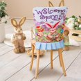 thumbnail image 4 of Funda trasera para silla de Pascua, funda de asiento, decoración ligera, protector de silla portátil, funda para silla de comedor para restaurante y Estilo A Macarena Cubierta del respaldo del asiento, 4 of 8