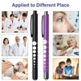 thumbnail image 7 of CAVN 2 Pack Pen Lights for Nurses with Pupil Gauge Medical Copper Penlights,Warm/White Light, 7 of 7