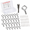 Original-24 PCS, variant on 304 Stainless Steel 2.2 Inch Screw Eye Hooks With Driver Bit 24