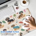 thumbnail image 4 of Long Mouse Pads for Desk,Dachshunds on the Beach Desk Mats on Top Of Desks, Desk Mouse Pad Extra Large with 3mm Non-Slip Base and Stitched Edge for Gaming,Office,Work,Home 31.5"x11.8", 4 of 6