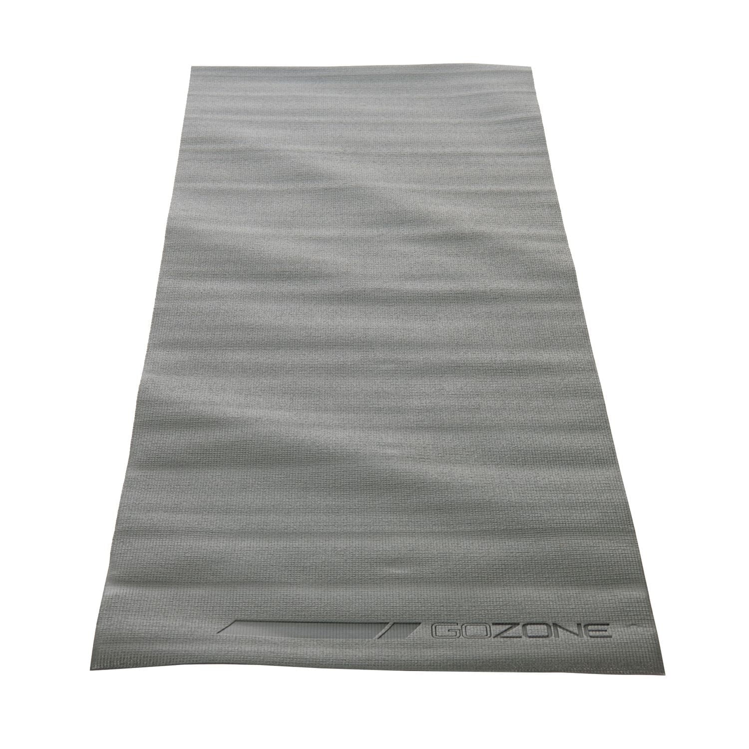 Tapis de yoga en PVC uni gris 3 mm Yoga Mat GRY