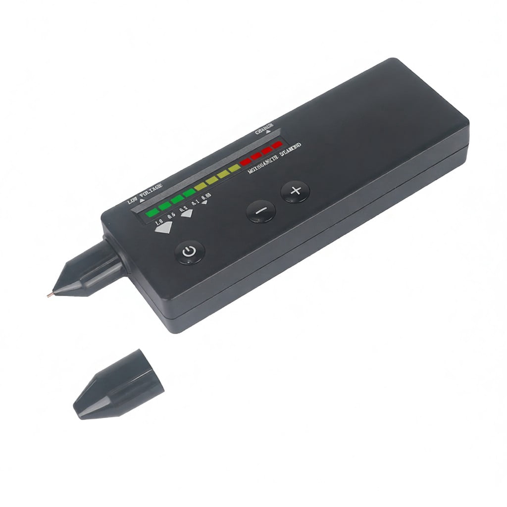 Diamond Tester Pen, 2nd Gen Rechargeable - Hardness & Thermal Conductivity Analyzer for Verifying Diamonds, Jade, Jadeite, Moissanite & Crystals | LED Indicator