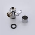 thumbnail image 3 of Stainless Faucet Diverter Faucet Adapter Hose Attachment Connector for Water Diversion, 3 of 3